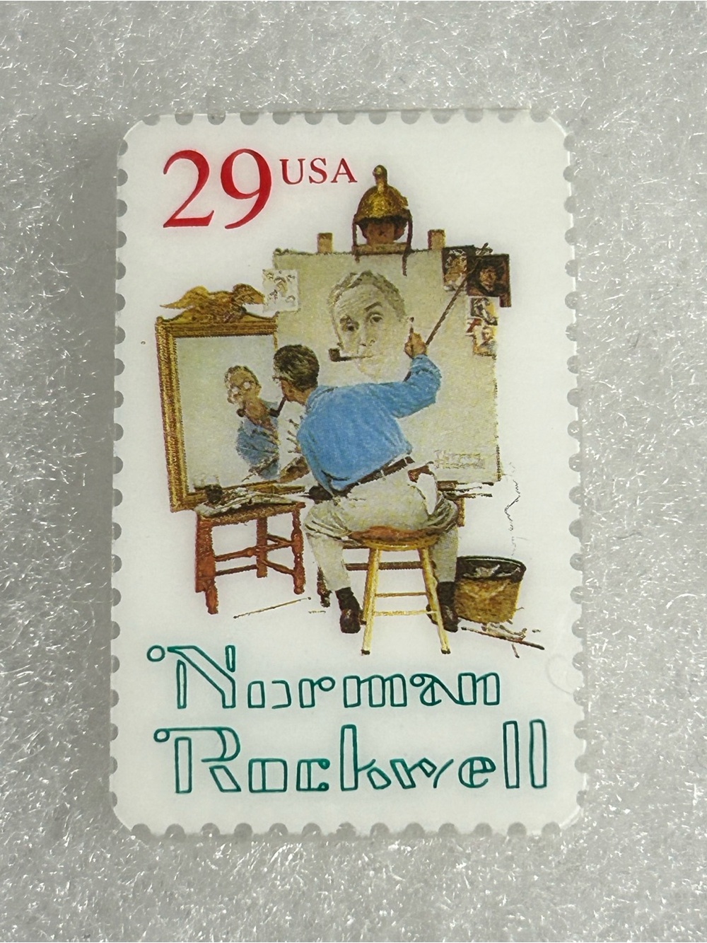 Norman Rockwell USPS 29c Stamp Pin